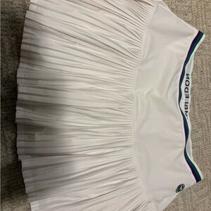 Wimbledon White Pleated Skirt